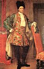 Vittore Ghislandi Portrait of Count Giovanni Battista Vailetti painting